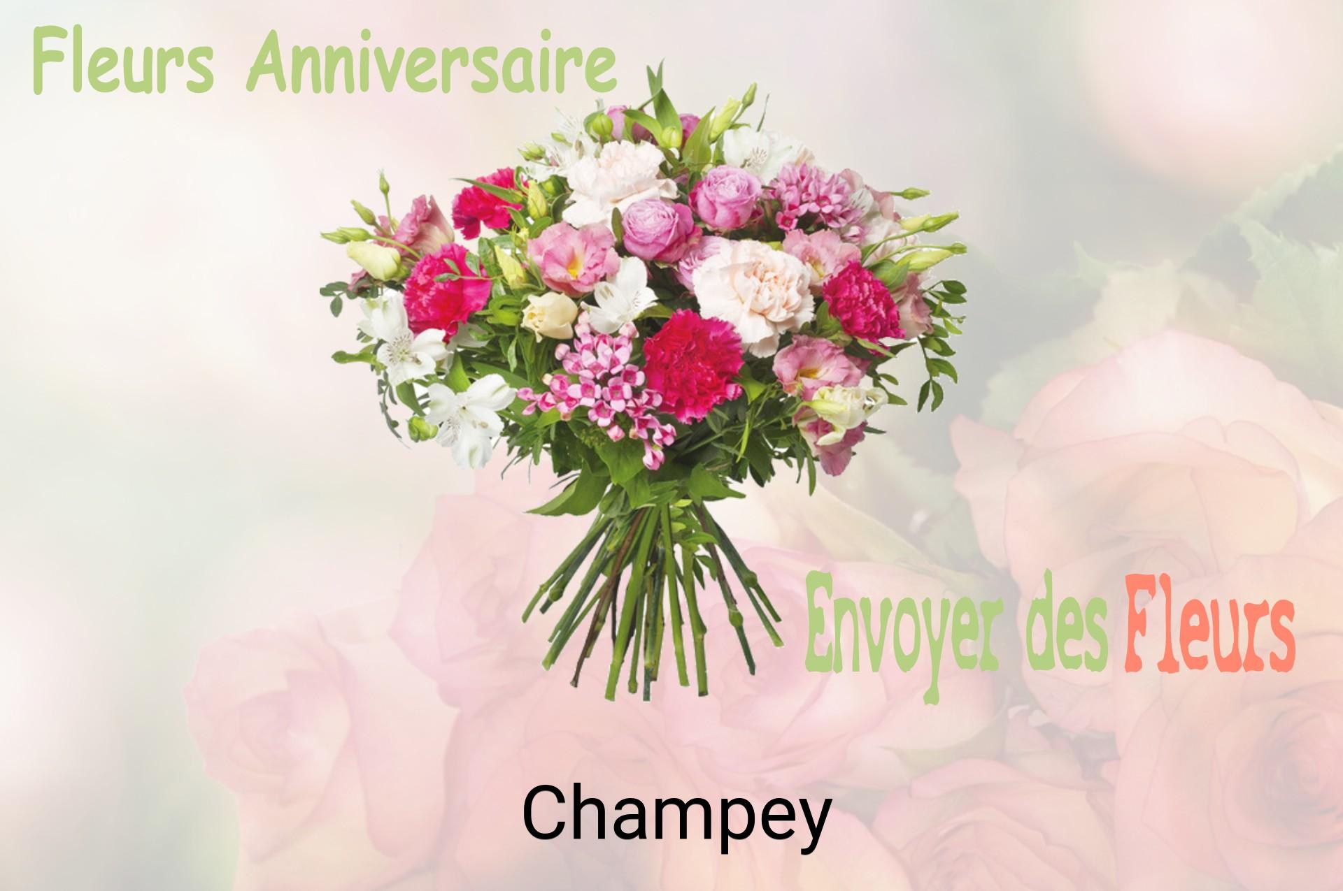 Bouquet de fleurs d’anniversaire livré à Champey