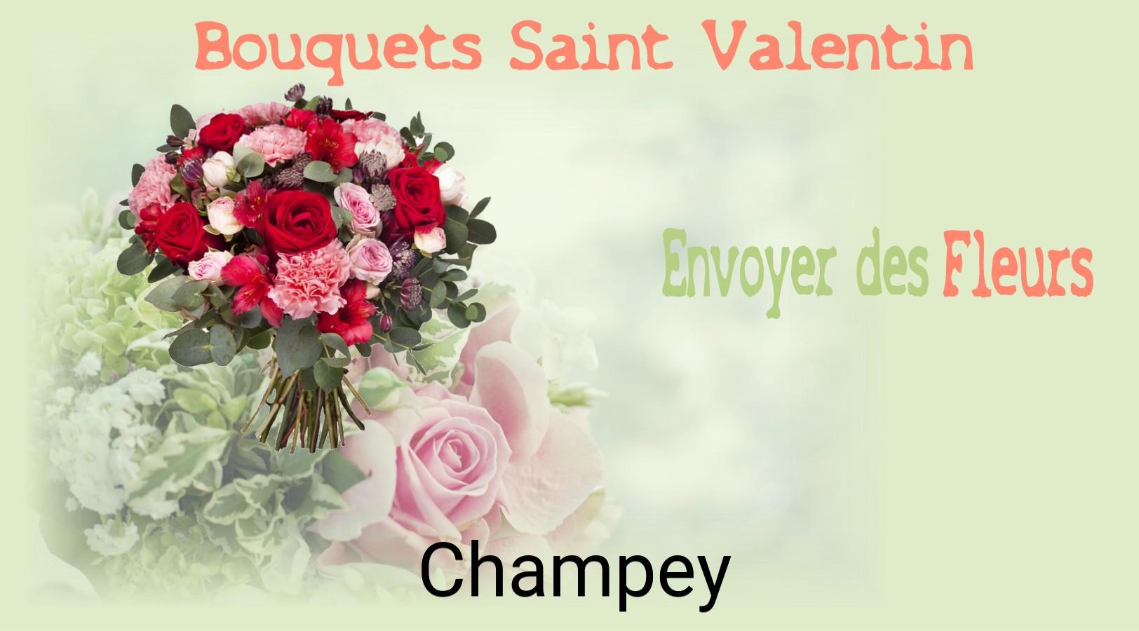 Roses de Saint-Valentin livrées à Champey